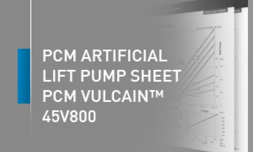 PCM artificial lift pump sheet - 45V800