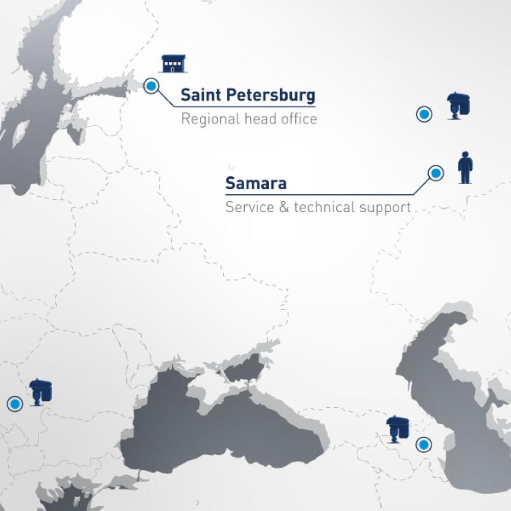 PCM presence in Russia and CIS 